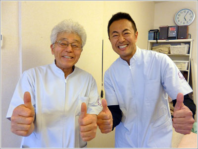 村上嗣幸さんと吉田代表のツーショット