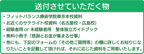 送付させていただく物